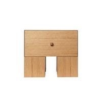 Kuben Bedside Table 1x1 Natural Oak