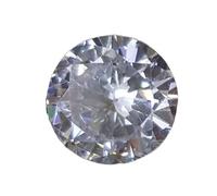 KUBER GEMS 3.25 Ratti / 2.95 Carat Natural Amazing White Zircon Stone, Original Certified AA Quality Jarkan Gemstone for Maikg Jewellery, Natural, Authentic Cubic