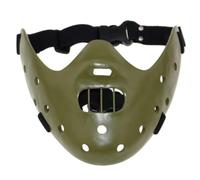 Kuberas Hannibal Lecter Mask The Silence of The Lambs Resin Horrible Killer Kills Mask Halloween Cosplay Mask for Adults