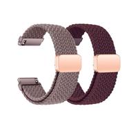 KUBFDL Nylon Watch Strap 20 mm 22 mm Elastic Bracelet with Magnetic Clasp for Men and Women Quick Release Smartwatches Replacement Strap Adjustable Breathable Sports Watch Straps, 22mm, Nylon