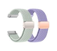 KUBFDL Nylon Watch Strap 22mm 20mm 18mm for Men Women,Magnetic Quick Release Smart Watch Straps Sport Watchband