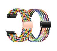 KUBFDL Nylon Watch Strap 22mm 20mm 18mm for Men Women,Magnetic Quick Release Smart Watch Straps Sport Watchband