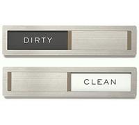Kubik Letters Premium Stainless Steel Dishwasher Magnet Sign - Kitchen Organizers and Storage - Magnet for Dishwasher - Kitchen Decor