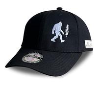 KUBILA Bigfoot Embroidered Baseball Cap for Men Women, Bigfoot Baseball Cap Black, One size