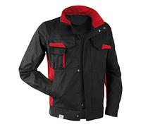 Kubler 1L453421-9955-XS "Vita Cotton+" Jacket, Black/Medium Red, X-Small