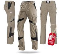 Kubler 25505365-2599-44 "Activiq" Ladies Trousers, Sand Brown and Black, Size 44