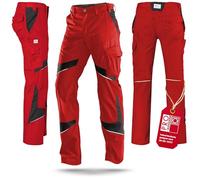 Kubler 25505365-5599-36 "Activiq" Ladies Trousers, Medium Red and Black, Size 36