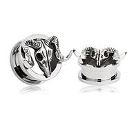 KUBOOZ Artiglio 2pcs Retro Punk Ear Stretcher Expander 6mm to 25mm, 316L