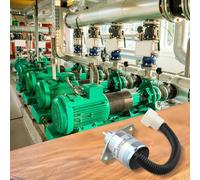 Kubota 12V Flameout Solenoid Valve for Excavator, Compatible with 1503ES-12A5UC5S, 17454-60010, SA-4569-T Models, Easy Installation