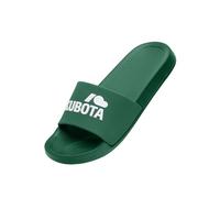 Kubota Bath Slippers for Men and Women for Sauna - Beach and Bathing Shoes - Bath Slippers for Shower - Non-Slip Bath Slippers - Waterproof Swimming Sandals, Dark green cloud, 9 UK