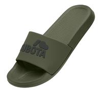 Kubota Bath Slippers for Men and Women for Sauna - Beach and Bathing Shoes - Bath Slippers for Shower - Non-Slip Bath Slippers - Waterproof Swimming Sandals, Khaki Cloud, 10 UK