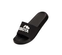 Kubota Bath Slippers for Men and Women for Sauna - Beach and Bathing Shoes - Bath Slippers for Shower - Non-Slip Bath Slippers - Waterproof Swimming Sandals, Black Cloud, 8.5 UK