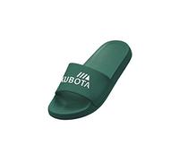 Kubota Bathing Shoes Women Men for Beach, Shower and Sauna Shoes, Non-Slip Slippers, Lightweight and Elastic Mules Summer, dark green, 9.5 UK