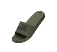 Kubota Men's & Women's Sauna & Beach Bath Slippers - Non-Slip, Waterproof, Khaki Cloud, 10 UK