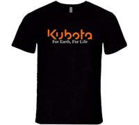 Kubota Tractors Company Logo TEE Men's T-Shirt Size 3XL Black