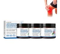 KUBOZN Advanced Magnesium Pain Relief cream, Joint Relief cream, Natural Joint Gel Effective Relieffor Back, Neck, Hands, Knees (3pcs)