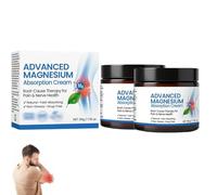 KUBOZN Advanced Magnesium Pain Relief Cream, Natural Joint Gel, Joint Relief Cream for All Skin Types, Effective Relieffor Back, Neck, Hands, Knees (2pcs)