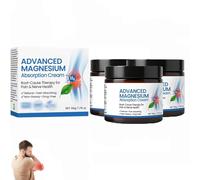 KUBOZN Advanced Magnesium Pain Relief Cream, Natural Joint Gel, Joint Relief Cream for All Skin Types, Effective Relieffor Back, Neck, Hands, Knees (3pcs)