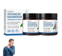 KUBOZN Advanced Magnesium Pain Relief cream, Natural Joint Gel, Magnesium Gel Effective Relief for Back, Neck, Hands, Knee (2pcs)