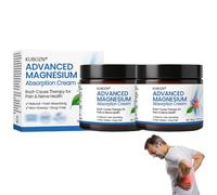 KUBOZN Advanced Pain Magnesium Relief cream,Professional Joint Magnesium Cream for Relief, Natural Joint Gel Effective Relieffor Back, Neck, Hands, Knees (2PCS)