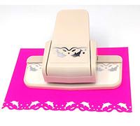 Kucaa Handmade Scrapbooking Edge Puncher Fancy Border Punch S Heart Dolphin Design DIY Paper Cutter (Dolphins)