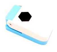 Kucaa Handmade Scrapbooking One Inch 25mm Size Craft Lever Punch Embossing Puncher Mini Fancy Punch (Hexagon)