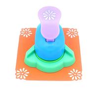 Kucaa Hollow Right Angle Embossing Die Handmade Scrapbooking Craft Lever Corner Punch Embossing Die Fancy Corner Punch (Chrysanthemum)