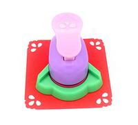 Kucaa Hollow Right-Angle Embossing Punch - Handmade Scrapbooking Craft Lever Corner Puncher - Fancy Corner Embossing Tool (Raindrops)