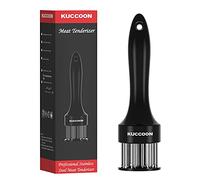 KUCCOON Meat Tenderizer Tool Stainless Steel Needle Ultra Sharp 24 Blades Tenderizer Tool for Tenderizing Beef Chicken Steak Veal Pork