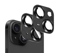 Kucheed 2PCS Camera Lens Protector for iPhone 11, One-Piece Metal Aluminum with 3D Texture Designed Decoration, Anti-Scratch Full Protection Back Camera Cover