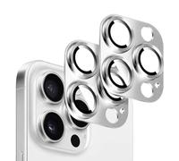 Kucheed 2PCS Camera Lens Protector for iPhone 11 Pro/iPhone 11 Pro Max, One-Piece Metal Aluminum with 3D Texture Designed Decoration, Anti-Scratch Full Protection Back Camera Cover