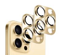 Kucheed 2PCS Camera Lens Protector for iPhone 11 Pro/iPhone 11 Pro Max, One-Piece Metal Aluminum with 3D Texture Designed Decoration, Anti-Scratch Full Protection Back Camera Cover