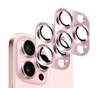Kucheed 2PCS Camera Lens Protector for iPhone 11 Pro/iPhone 11 Pro Max, One-Piece Metal Aluminum with 3D Texture Designed Decoration, Anti-Scratch Full Protection Back Camera Cover