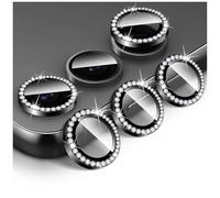 Kucheed Diamond Camera Lens Protector for Samsung Galaxy A15, 9H Tempered Glass Back Camera Cover Screen Protector, Bling Anti-Scratch Individual Aluminum Metal Protective Ring