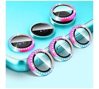 Kucheed Diamond Camera Lens Protector for Samsung Galaxy A15, 9H Tempered Glass Back Camera Cover Screen Protector, Bling Anti-Scratch Individual Aluminum Metal Protective Ring