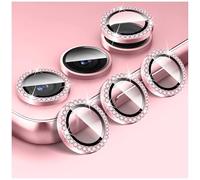 Kucheed Diamond Camera Lens Protector for Samsung Galaxy A15, 9H Tempered Glass Back Camera Cover Screen Protector, Bling Anti-Scratch Individual Aluminum Metal Protective Ring