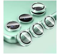 Kucheed Diamond Camera Lens Protector for Samsung Galaxy S24/S23/S23+/S23 FE, 9H Tempered Glass Back Camera Cover Screen Protector, Bling Anti-Scratch Individual Aluminum Metal Protective Ring