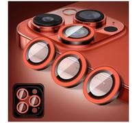 Kucheed Luminous Camera Lens Protector Compatible for iPhone 16 Pro/16 Pro Max, Bling Noctilucent Tempered Glass Camera Cover Film Stickers, Glow in the Dark Automatic Alignment Alloy Rings