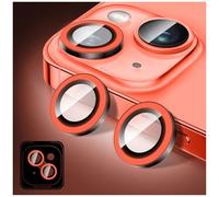 Kucheed Luminous Camera Lens Protector Compatible for iPhone 17 Air, Bling Noctilucent Tempered Glass Camera Cover Film Stickers, Glow in the Dark Automatic Alignment Alloy Rings