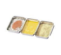 Kuchenprofi Breading Trays, Stainless Steel, Silver, 9",K0801102803