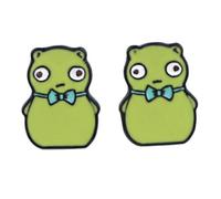 Kuchi Kopi Toy Figure Doll Bob's Burgers Louise Belcher Comedy Animated Cartoon TV Show Stud Earrings Ear Rings Cute Kawaii Cosplay