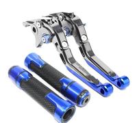 Kucihum Motorcycle Brake Handle for XT660X for XT660 X 2004-2017 Motorcycle Brake Clutch Levers Handlebar Hand Grips Clutch Brake(TitaniumBlue)