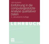 Kuckartz - Einfhrung in die computergesttzte Analyse qualitativer Da - X555z