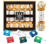 Kuckoo Crackers - Knockout Game Christmas Crackers - Hilarious Family Party Game | Festive Challenge with Music Box & Questions | Fun Christmas Table Game for Kids, Teens & Adults | Pack of 6