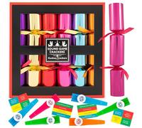 Kuckoo Crackers - The Sound Game Christmas Crackers - Hilarious Family Game | Make, Act & Guess Sounds | Fun Holiday Game with Kazoos, Celebrity Impressions & Crazy Acting | All Ages | Pack of 6