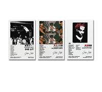 KUCOON Playboi Carti Poster Album Cover Posters Canvas Art Poster Bedroom Decor Posters 12x18inch(30x45cm)-Unframed Set of 3