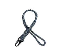 KUDAAL Paracord Lanyard Keychain Heavy Duty Braided Strap Keychain Badge Lanyard for Keys ID Camping Hiking Running Working Office (Blue)
