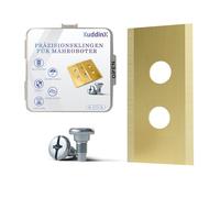 KuddinX - Pack of 30 Robust Robotic Lawnmower Blades and Screws - Suitable for Mammotion Luba AWD 1000 3000 5000 Luba 2 AWD 1000 to Luba 2 AWD 10000 Yuka 1500 2000 Luba Mini AWD Yuka Mini All Models