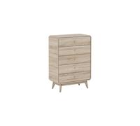 KUDL HOME BR15 Chest of Drawers in Light Oak KUDL HOME Light Oak