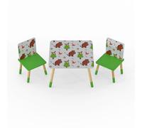 KUDL HOME Gruffalo Pattern Table & Chairs KUDL HOME Multicolor